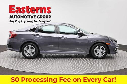 Gray 2021 Honda Civic LX