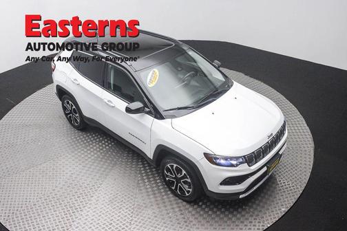 Bright White Clearcoat 2022 Jeep Compass Limited