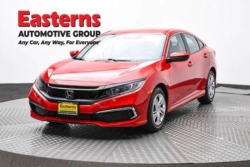 Red 2020 Honda Civic LX