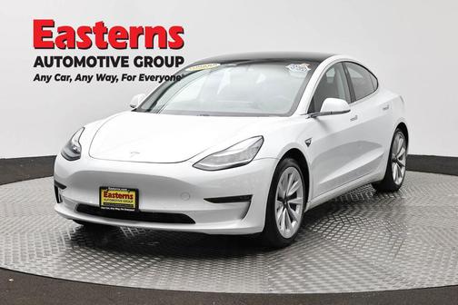 Pearl White Multi-Coat 2019 Tesla Model 3 Long Range