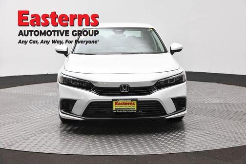 Platinum White Pearl 2022 Honda Civic LX