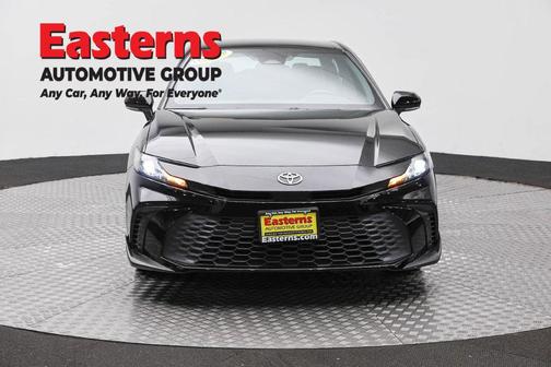 Midnight Black Metallic 2025 Toyota Camry SE