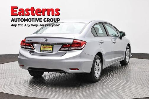 Alabaster Silver Metallic 2013 Honda Civic LX