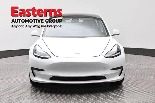 Pearl White Multi-Coat 2018 Tesla Model 3 Long Range