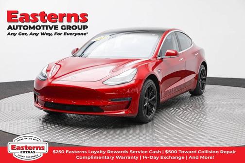 Red Multi-Coat 2019 Tesla Model 3 Long Range