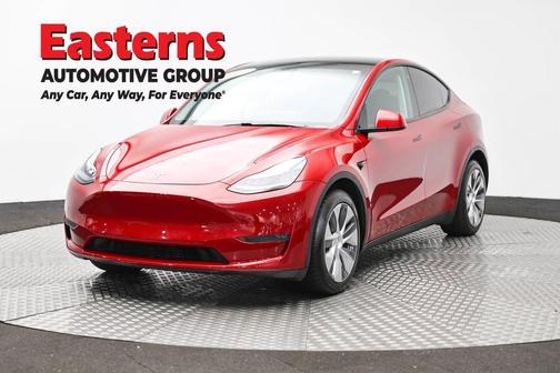 Red Multi-Coat 2021 Tesla Model Y Long Range Dual Motor All-Wheel Drive