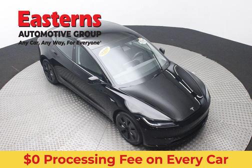 Solid Black 2024 Tesla Model 3 Long Range