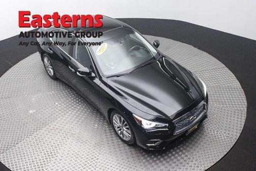Black Obsidian 2023 INFINITI Q50 3.0t LUXE