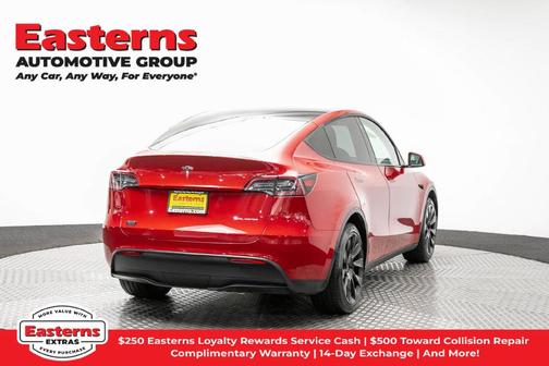 Red Multi-Coat 2023 Tesla Model Y Long Range Dual Motor All-Wheel Drive