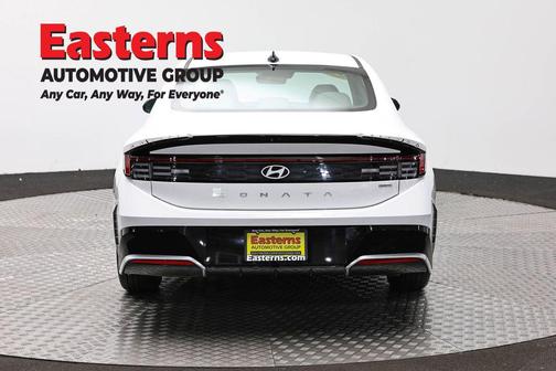 Serenity White 2025 Hyundai SONATA Hybrid SE