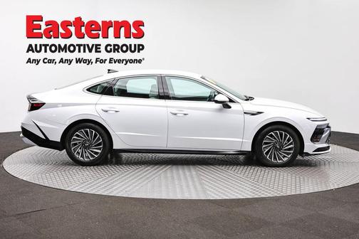 Serenity White 2025 Hyundai SONATA Hybrid SE