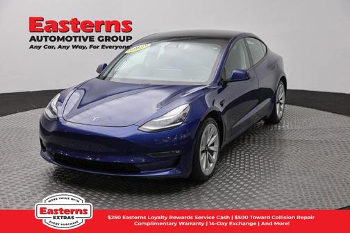 Deep Blue Metallic 2021 Tesla Model 3 Long Range