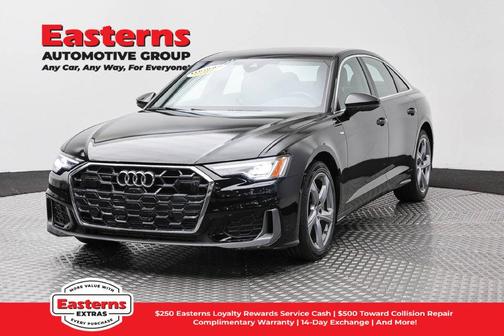 Black 2024 Audi A6 55 Premium Plus