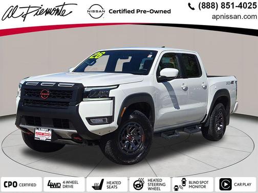 Glacier White 2026 Nissan Frontier PRO-4X
