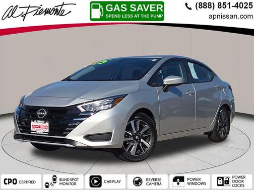 Brilliant Silver Metallic 2025 Nissan Versa 1.6 SV
