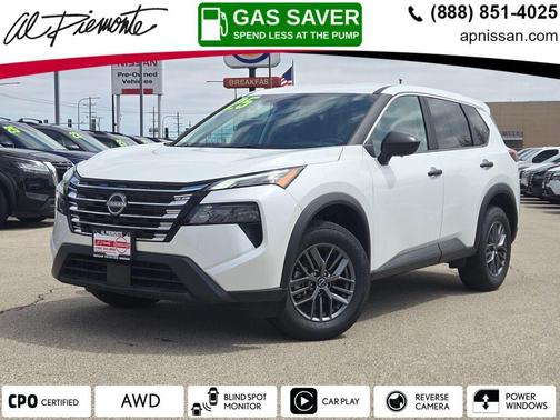 Everest White Pearl 2025 Nissan Rogue S