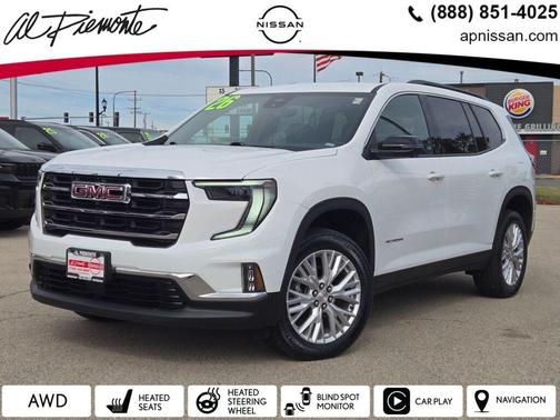 Summit White 2026 GMC Acadia Elevation AWD