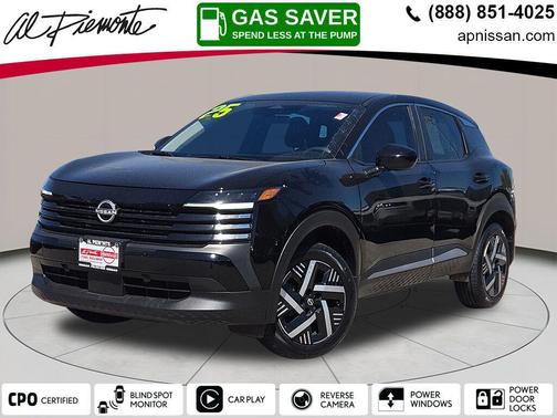 Super Black 2025 Nissan Kicks SV