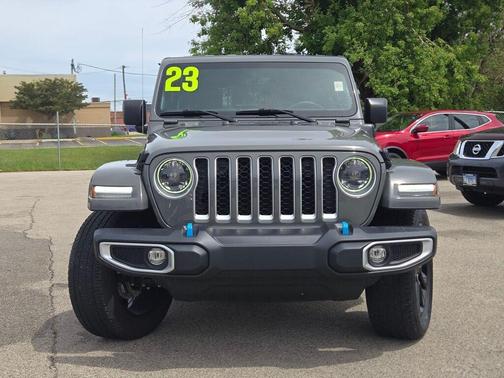 Sting-Gray Clearcoat 2023 Jeep Wrangler 4xe Sahara