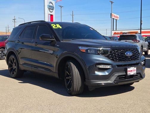 Stone Blue Metallic 2024 Ford Explorer ST-Line