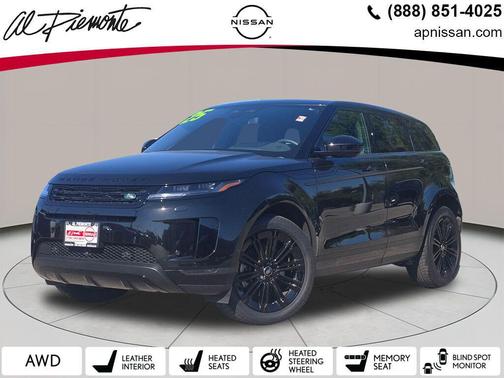 Santorini Black Metallic 2025 Land Rover Range Rover Evoque Core S