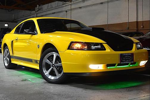 Screaming Yellow Clearcoat 2004 Ford Mustang Mach I
