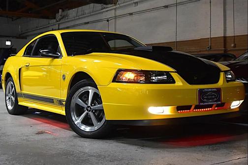 Screaming Yellow Clearcoat 2004 Ford Mustang Mach I