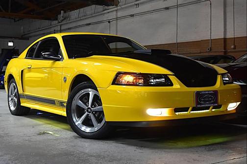 Screaming Yellow Clearcoat 2004 Ford Mustang Mach I