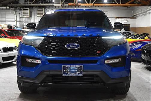 Atlas Blue Metallic 2021 Ford Explorer ST