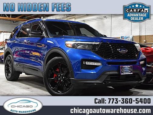 Atlas Blue Metallic 2021 Ford Explorer ST