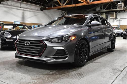Galactic Gray Metallic 2017 Hyundai ELANTRA Sport