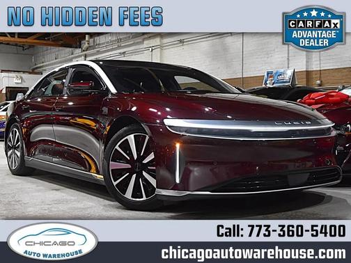 Maroon 2023 Lucid Air Touring