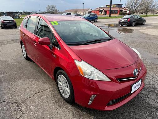 Barcelona Red Metallic 2013 Toyota Prius v Five
