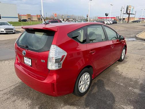 Barcelona Red Metallic 2013 Toyota Prius v Five