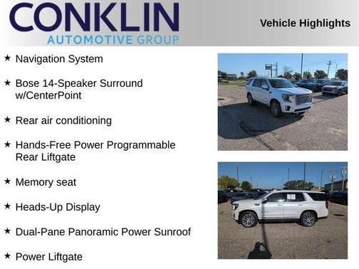 White Frost Tri-Coat 2022 GMC Yukon Denali