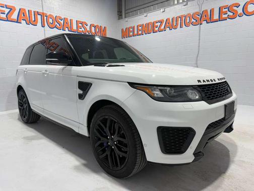 White 2017 Land Rover Range Rover Sport 5.0L Supercharged SVR