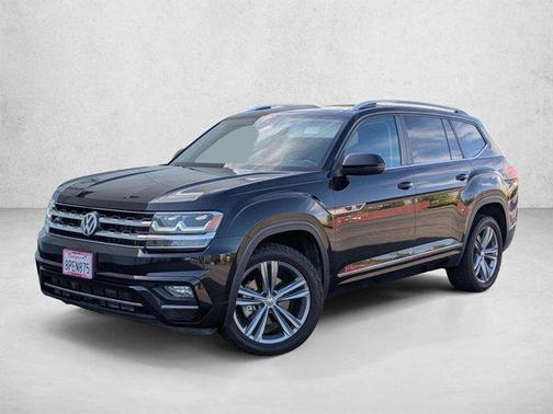 Deep Black Pearl 2019 Volkswagen Atlas 3.6L SE w/Technology