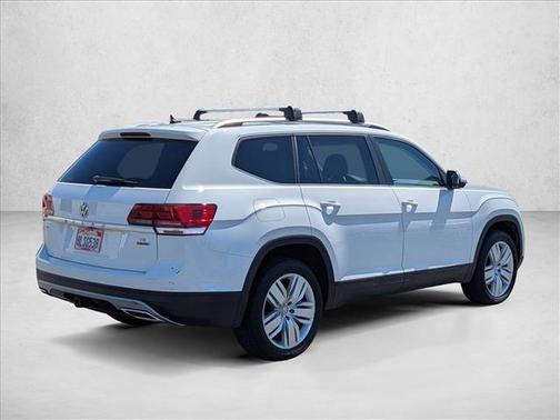 Pure White 2019 Volkswagen Atlas 3.6L SE w/Technology