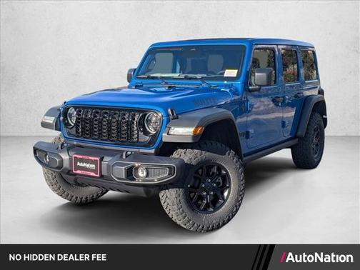 Hydro Blue Pearlcoat 2026 Jeep Wrangler Willys