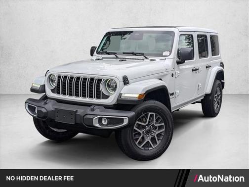 Bright White Clearcoat 2026 Jeep Wrangler 4-Door Sahara 4x4