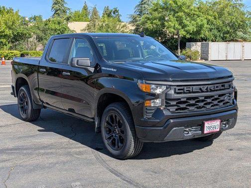 Black 2023 Chevrolet Silverado 1500 Custom