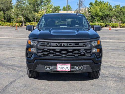 Black 2023 Chevrolet Silverado 1500 Custom