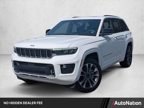 Bright White Clearcoat 2025 Jeep Grand Cherokee Overland