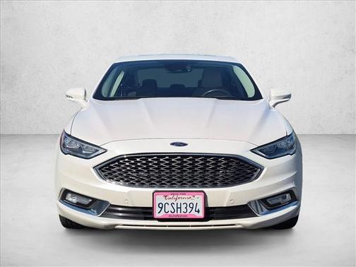 White Platinum Metallic Tri-Coat 2017 Ford Fusion Platinum