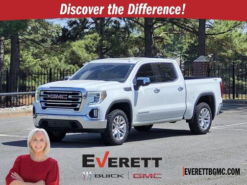 Summit White 2021 GMC Sierra 1500 SLT