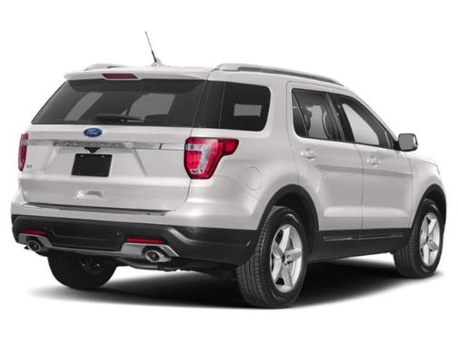 White Platinum Metallic Tri-Coat 2018 Ford Explorer Limited
