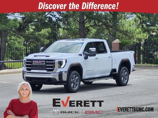 Glacier White Tricoat 2026 GMC Sierra 2500 SLT