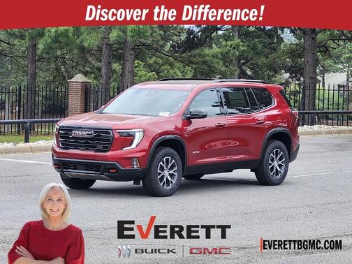 Volcanic Red Tintcoat 2026 GMC Acadia AT4 AWD