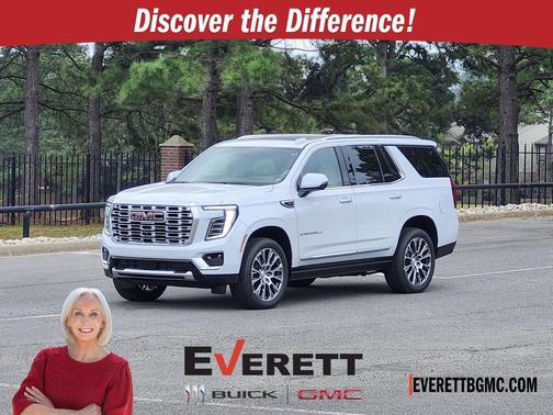 Glacier White Tricoat 2026 GMC Yukon Denali SUV
