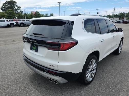 White Frost Tricoat 2025 GMC Acadia Denali